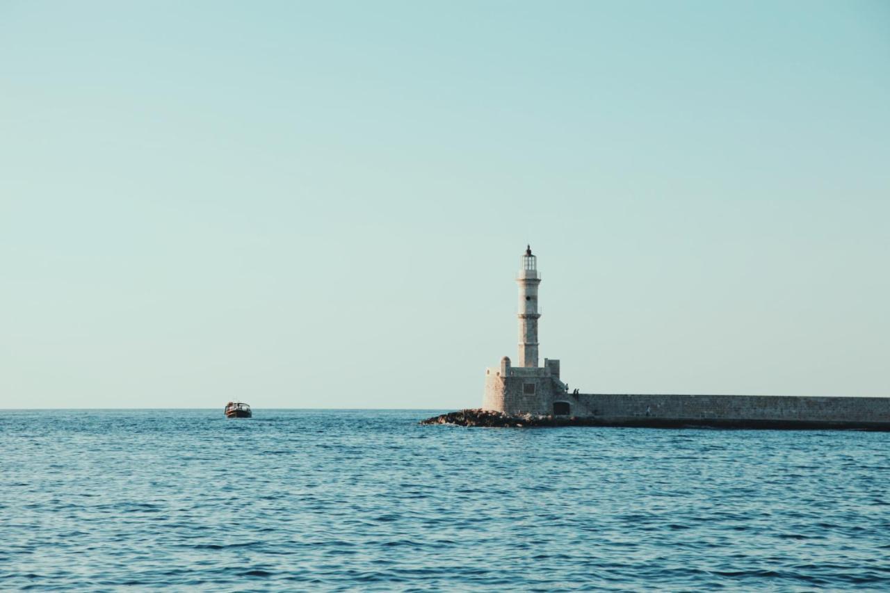 Destino Home Overlooking The Venetian Port Of Chania La Canea Esterno foto